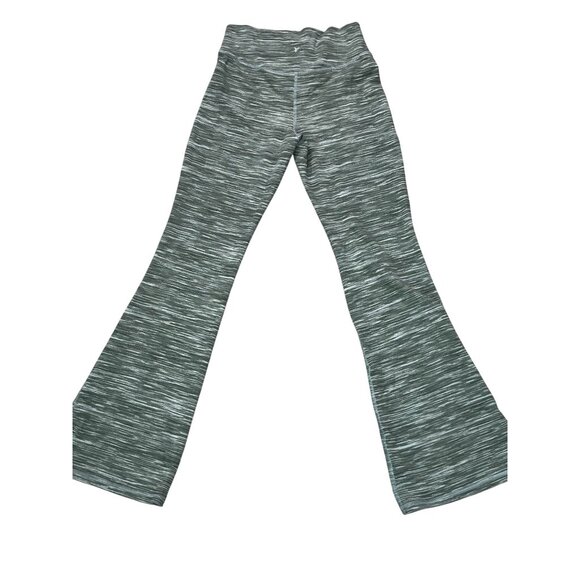 Old Navy Active Powerchill High-Rise Flare Go-Dry Pants XL 14-16 Green Striped - Picture 2 of 9
